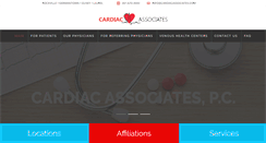 Desktop Screenshot of cardiacassociates.org
